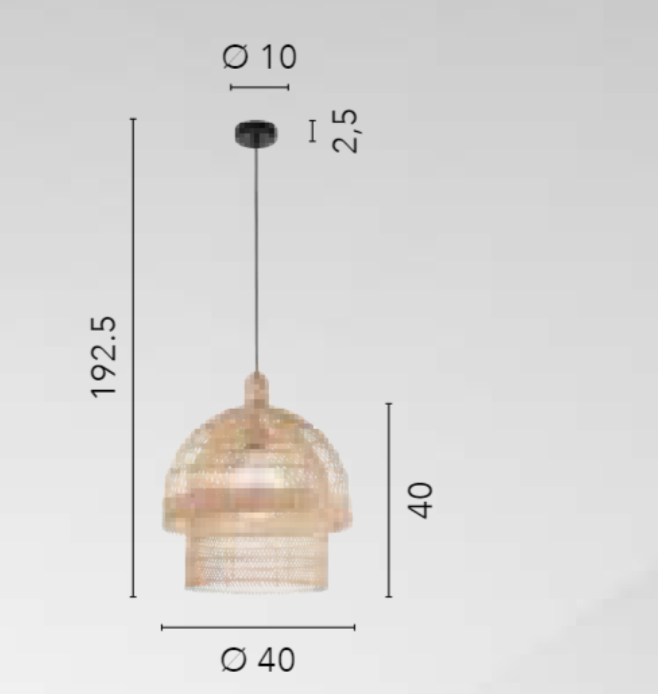 Sospensione in legno naturale doppio paralume forma cilindrica 1XE27 non incl. Sospensione in legno naturale doppio paralume forma cilindrica 1XE27 non incl.